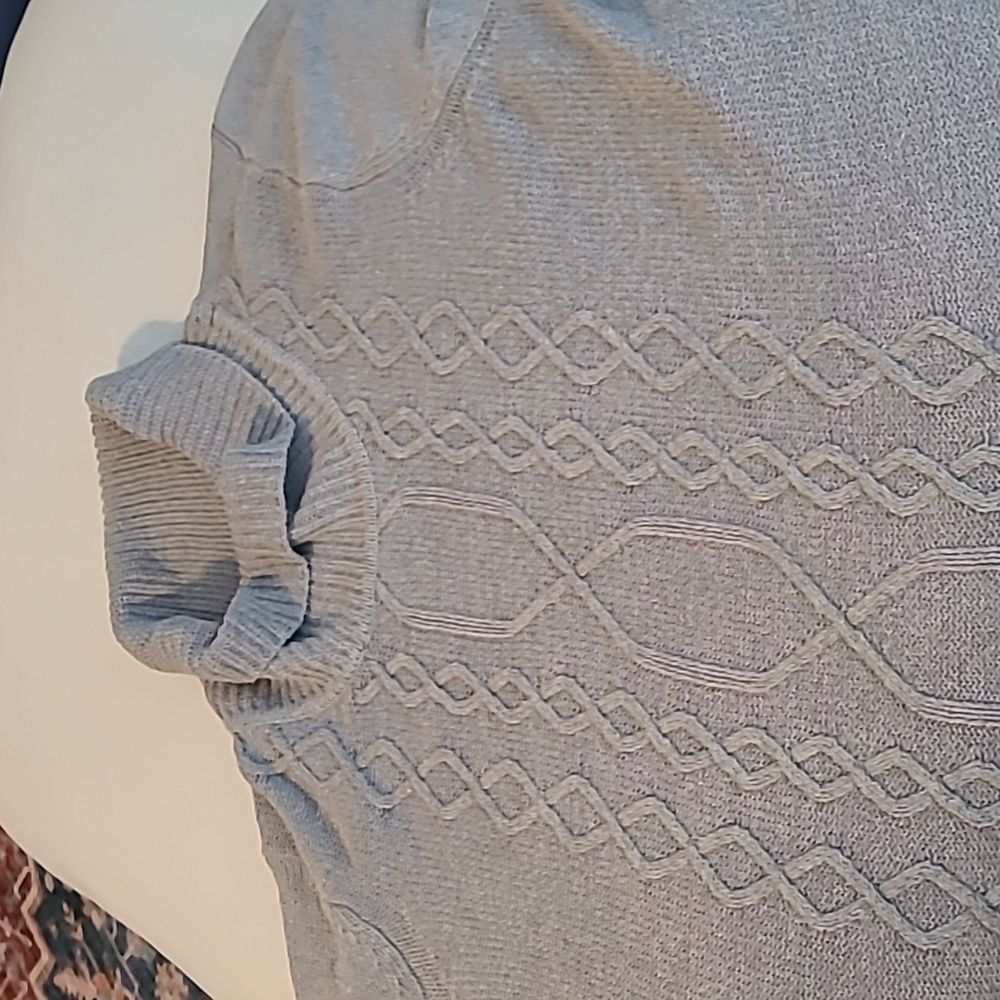 Cable Knit Cowlneck Sweater